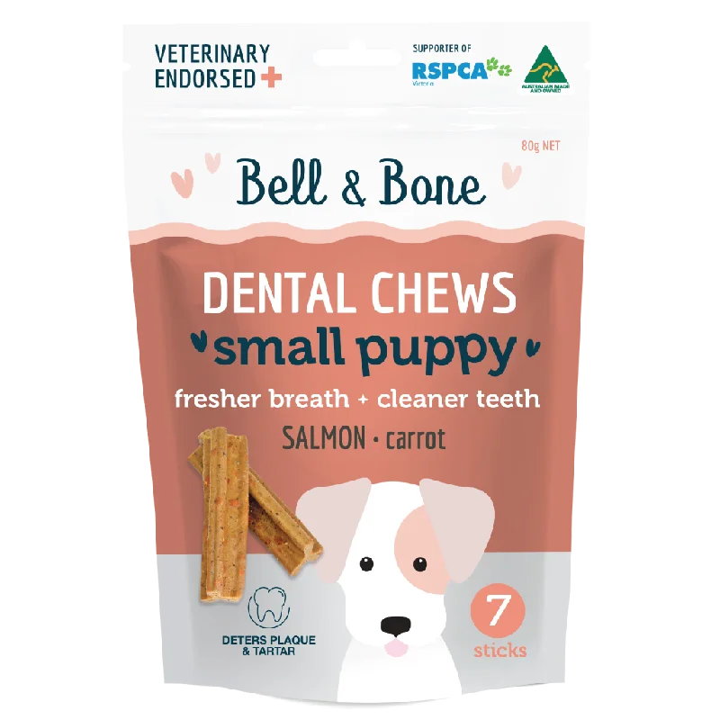 Bell & Bone Small Puppy Dental Chews Salmon 7 Pack