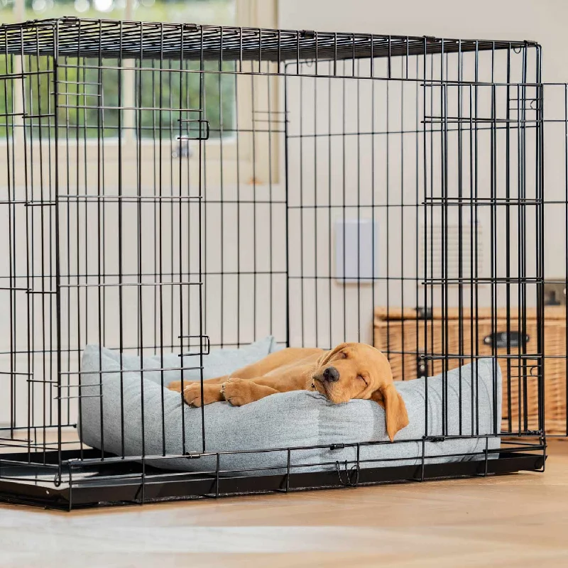 Dog Crate with Cosy & Calming Puppy Crate Bed in Inchmurrin Iceberg by Lords & Labradors