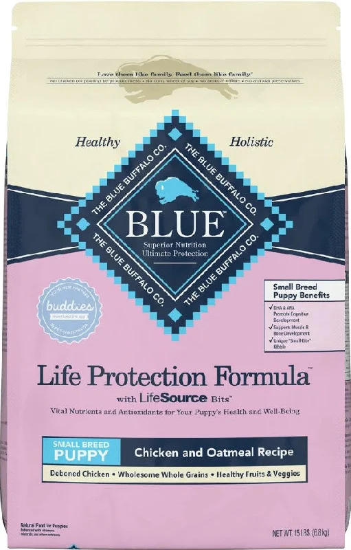 Blue Buffalo Life Protection Natural Chicken & Oatmeal Recipe Small Breed Puppy Dry Dog Food