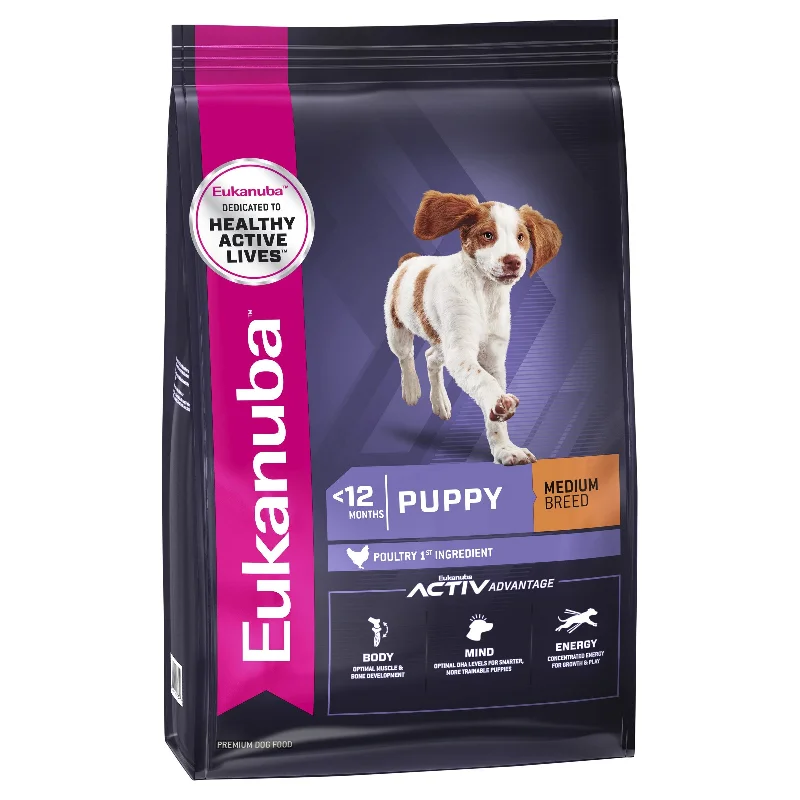 Eukanuba Dog Puppy Medium Breed Dry Food 15kg