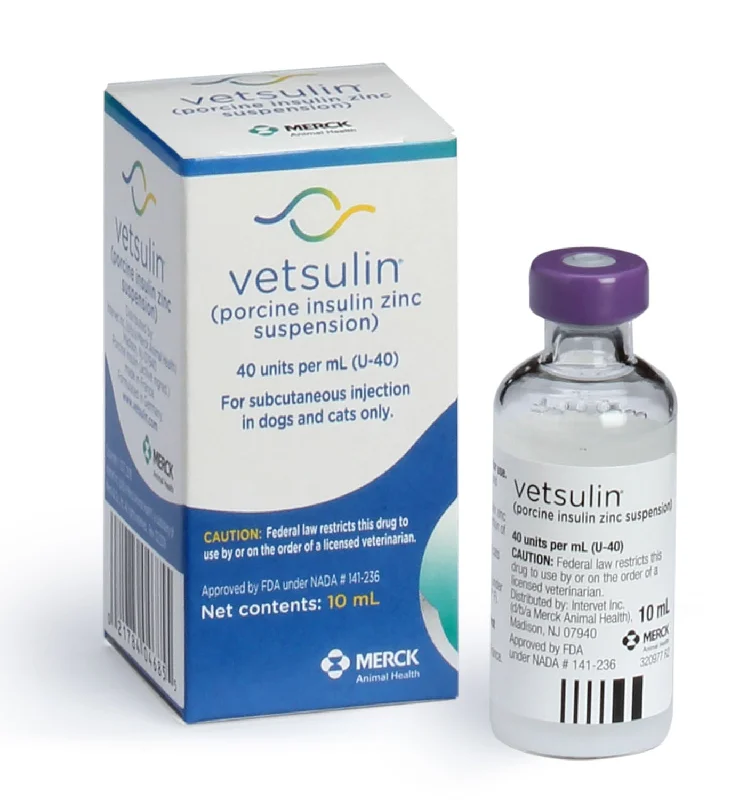 Rx Vetsulin, 40 units/mL Injectable, 10 mL