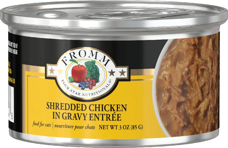 Fromm Four Star Grain Free Shredded Chicken in Gravy Canned Cat Food