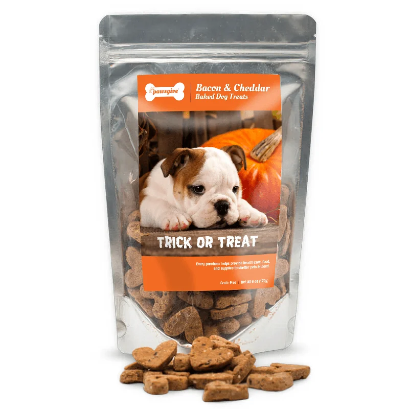 Halloween Gluten Free Bacon & Cheese Crunchy Dog Treats