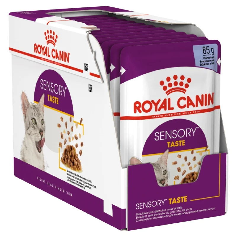 Royal Canin Cat Sensory Taste Jelly Adult Wet Food Pouches 85g x 12